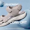 DREAM PAIRS Women’s Sandals Open Toe Lightweight Summer Shoes Walking Casual Outdoor(Grey)