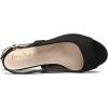 DREAM PAIRS Women’s Sexy High Chunky Heels Peep Toe Platform Block Slingback Dress Pumps Shoes(Black/Suede)