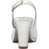 DREAM PAIRS Women’s Sexy High Chunky Heels Peep Toe Platform Block Slingback Dress Pumps Shoes(Silver)
