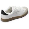DREAM PAIRS Women’s Tennis Sneakers Walking Flat Low-Top Casual Lace-Up Comfortable Nia Fashion Sneakers Shoes(All White)