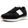 DREAM PAIRS Women Fashion Sneakers Walking Tennis Sports Athletic Comfortable Lightweight Running Lace Up Retro Classic Casual Sneaker(Black)
