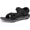 DREAM PAIRS Women’s Arch Support Hiking Sandals Sport Outdoor Athletic Comfortable Summer Beach Water Sandals(Black)
