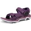 DREAM PAIRS Women’s Arch Support Hiking Sandals Sport Outdoor Athletic Comfortable Summer Beach Water Sandals(Burgundy)