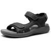 DREAM PAIRS Women’s Sandals Open Toe Lightweight Summer Shoes Walking Casual Outdoor(Black)