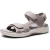 DREAM PAIRS Women’s Sandals Open Toe Lightweight Summer Shoes Walking Casual Outdoor(Grey)