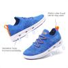DREAM PAIRS Boys Girls Sneakers Kids Slip on Summer Quick Dry Lightweight Aqua Water Shoes(Royal Blue)