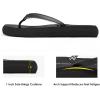 DREAM PAIRS Women’s Arch Support Flip Flops, Comfortable Soft Cushion Thong Sandals for Summer Beach Daily Casual Wear(Black)