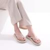 DREAM PAIRS Women’s Arch Support Flip Flops, Comfortable Soft Cushion Thong Sandals for Summer Beach Daily Casual Wear(Camel)