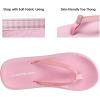 DREAM PAIRS Women’s Arch Support Flip Flops, Comfortable Soft Cushion Thong Sandals for Summer Beach Daily Casual Wear(Pink)