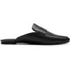 DREAM PAIRS Women’s Flat Mules Buckle Pointed Toe Backless Slip on Slides Loafer Shoes(Black)
