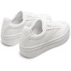 DREAM PAIRS Women’s Platform Sneakers Walking Val Tennis Lace-Up Comfortable Casual Fashion Sneakers Shoes.(White)