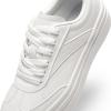 DREAM PAIRS Women’s Platform Sneakers Walking Val Tennis Lace-Up Comfortable Casual Fashion Sneakers Shoes.(White)