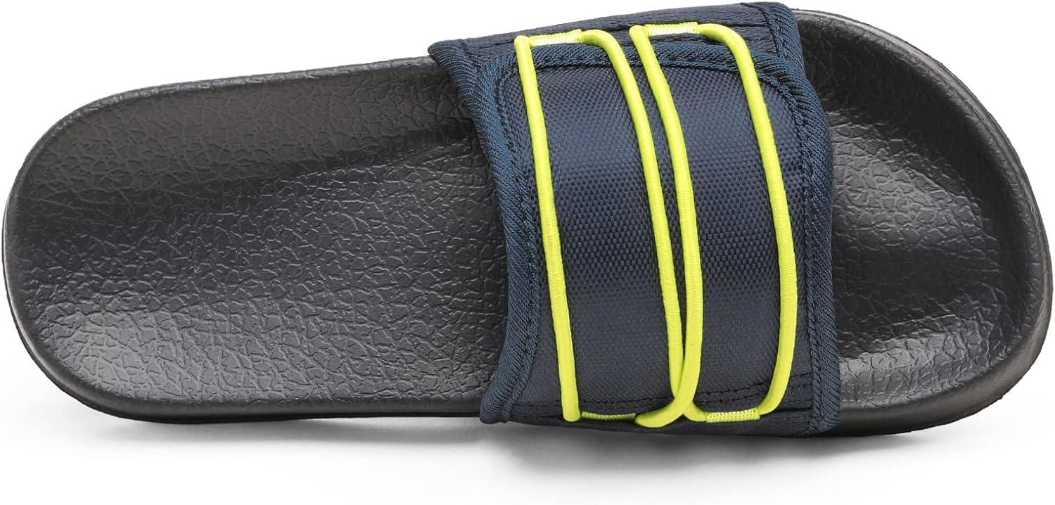 imageDREAM PAIRS Boys Girls Slides Sandals Hook and Loop Slip On Summer Beach Water Shoes ToddlerLittle Kids