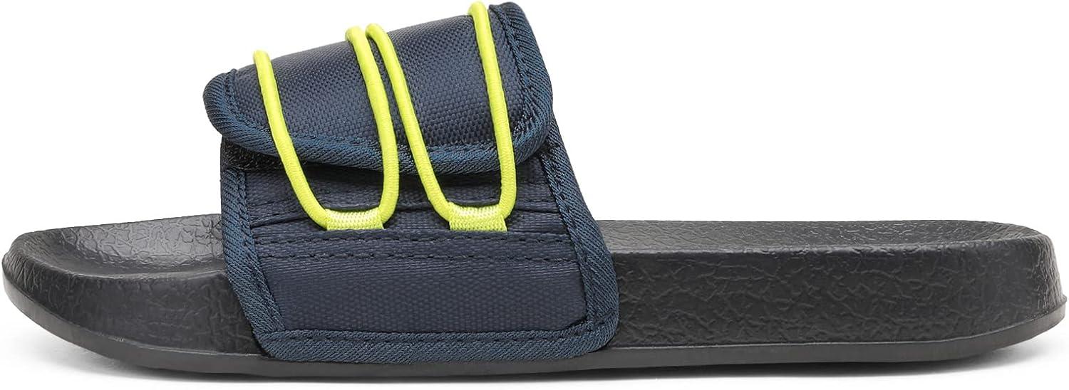 imageDREAM PAIRS Boys Girls Slides Sandals Hook and Loop Slip On Summer Beach Water Shoes ToddlerLittle Kids