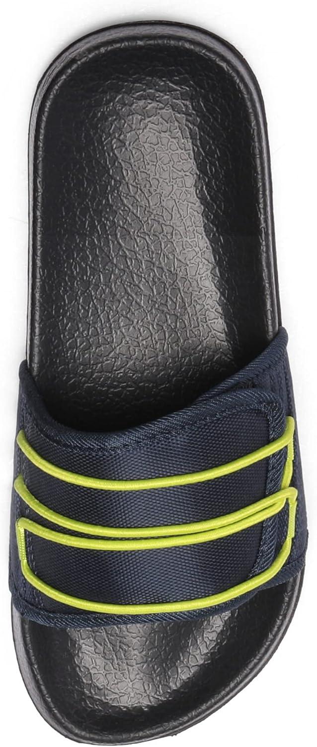 imageDREAM PAIRS Boys Girls Slides Sandals Hook and Loop Slip On Summer Beach Water Shoes ToddlerLittle Kids