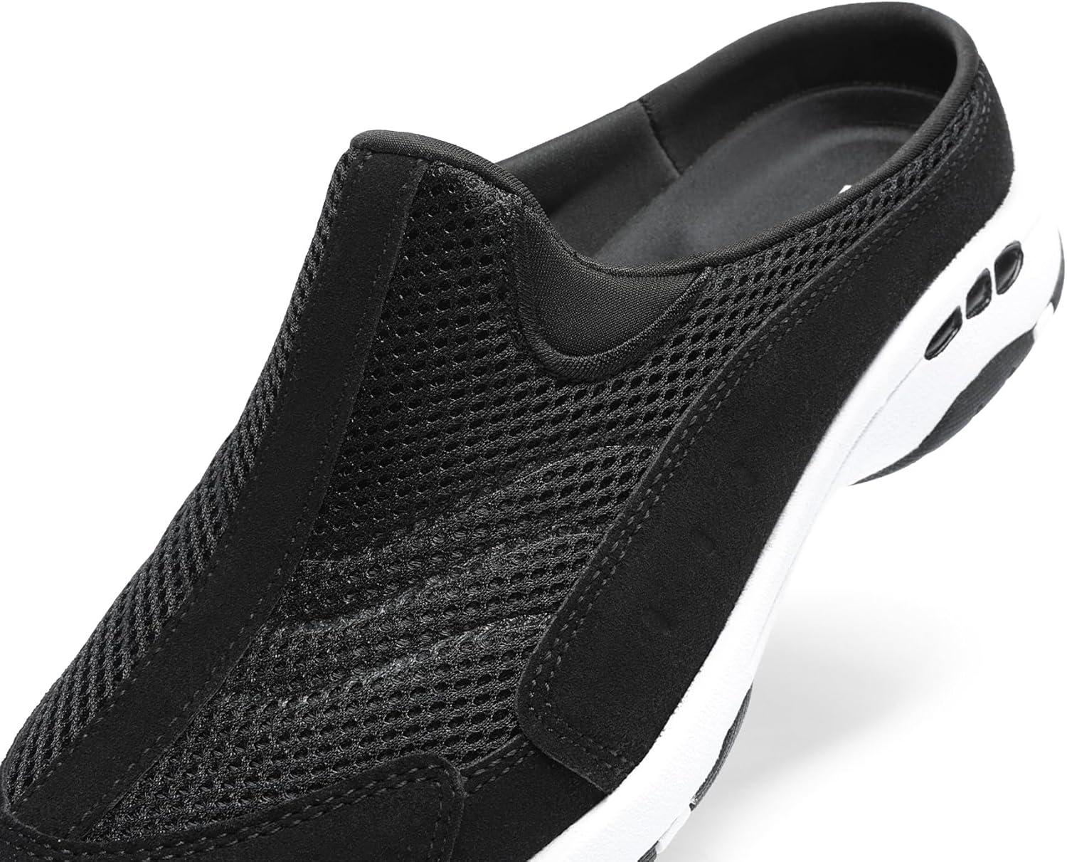 imageDREAM PAIRS Mules for Women Sneakers Slip on Shoes for Women Walking ShoesBlack