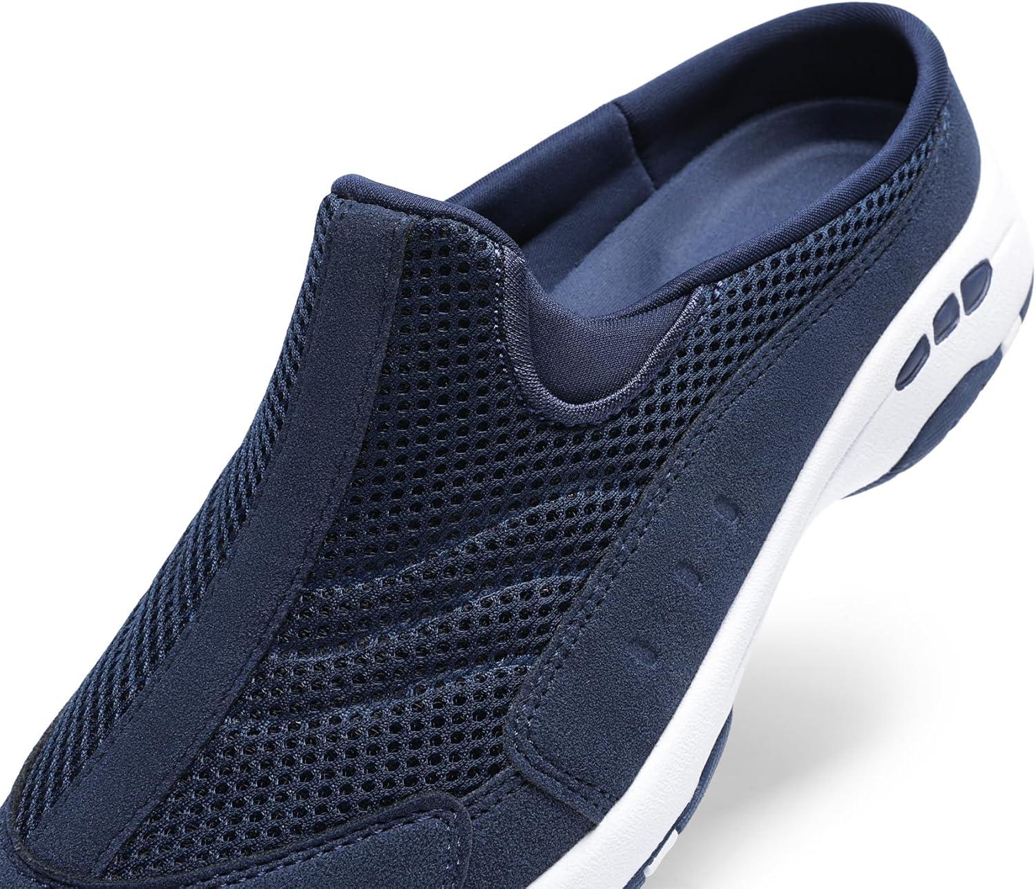 imageDREAM PAIRS Mules for Women Sneakers Slip on Shoes for Women Walking ShoesNavy