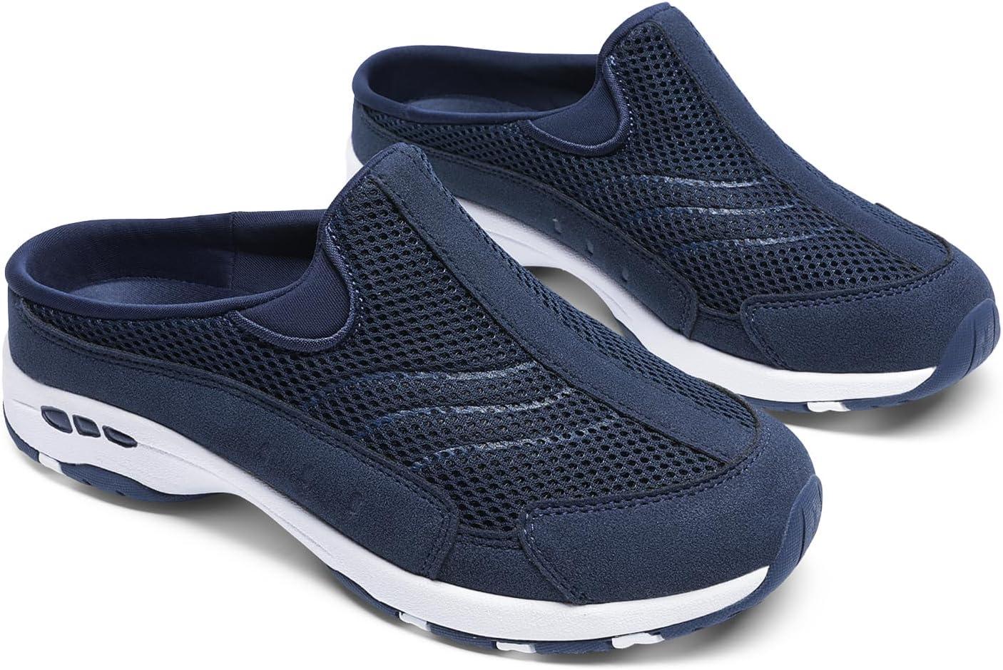 imageDREAM PAIRS Mules for Women Sneakers Slip on Shoes for Women Walking ShoesNavy