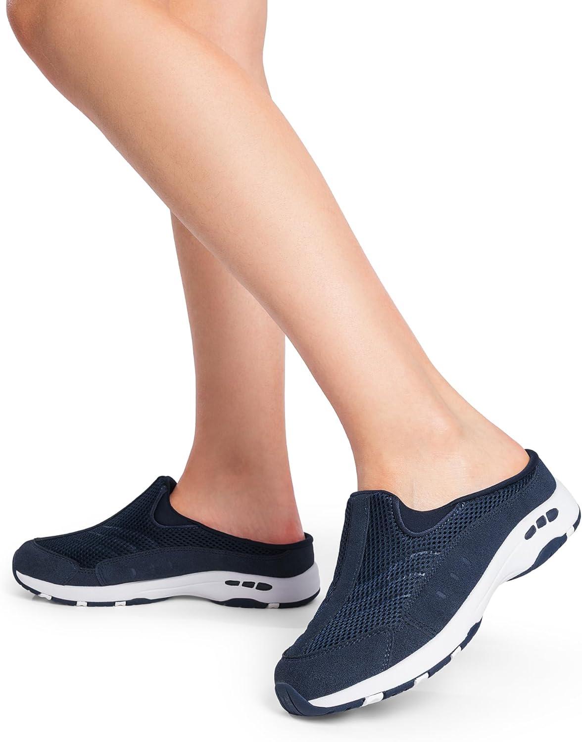 imageDREAM PAIRS Mules for Women Sneakers Slip on Shoes for Women Walking ShoesNavy