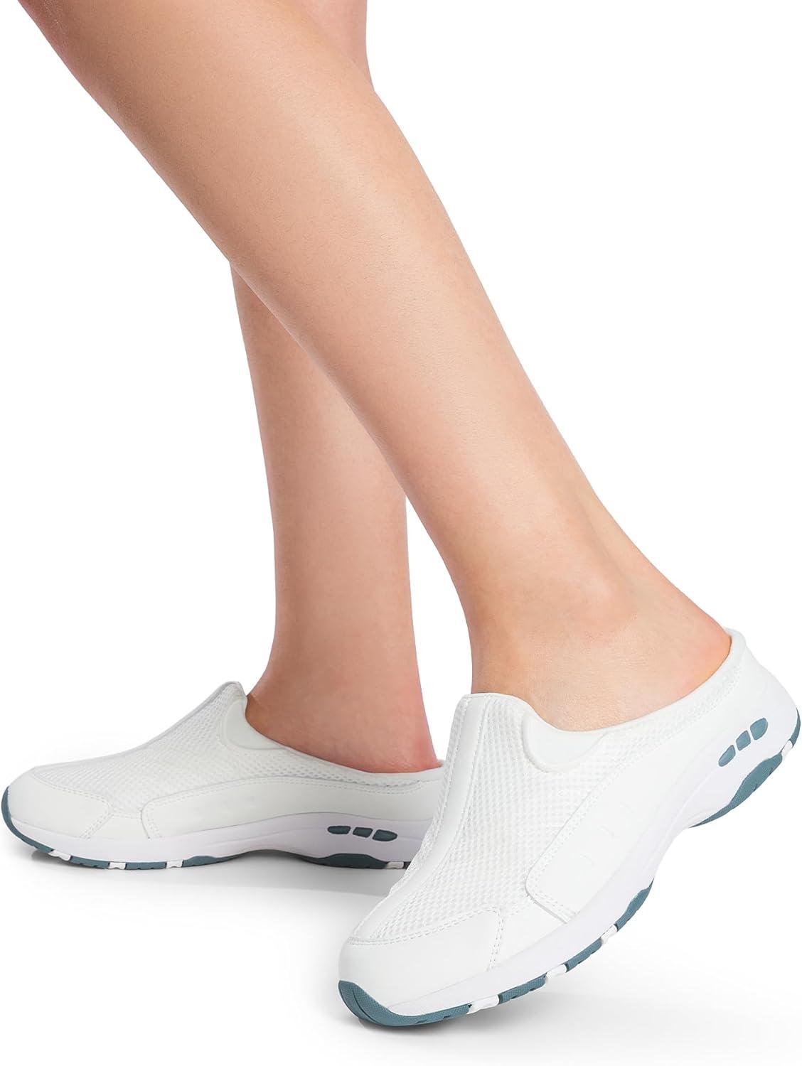 imageDREAM PAIRS Mules for Women Sneakers Slip on Shoes for Women Walking ShoesWhite