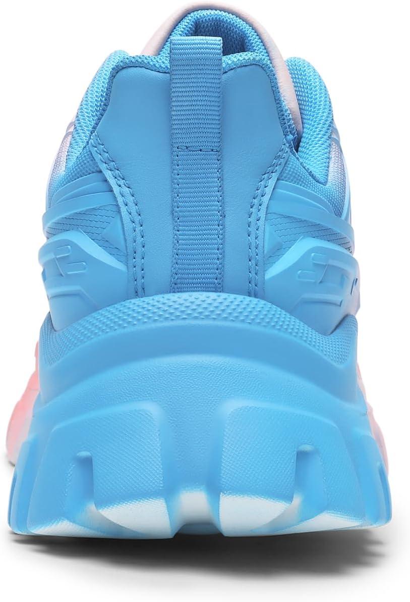 imageDREAM PAIRS Women Chunky Fashion Sneakers Platform Bold LaceUp Comfortable SneakersRainbowbold