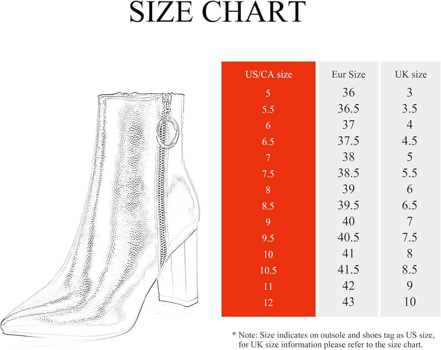 imageDREAM PAIRS Womens Chunky Heel Ankle Booties Pointed Toe Short BootsWhitePu3