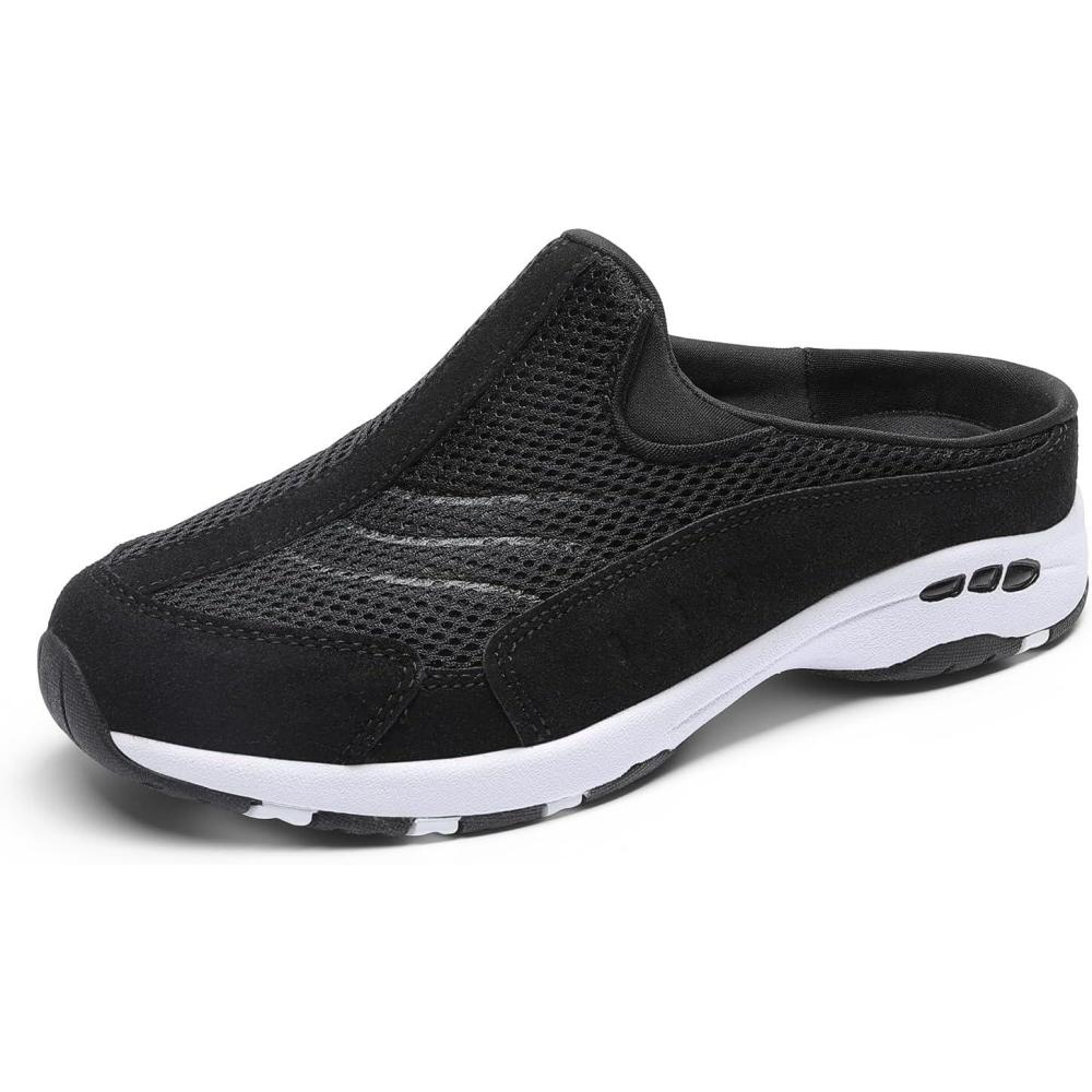 imageDREAM PAIRS Mules for Women Sneakers Slip on Shoes for Women Walking ShoesBlack