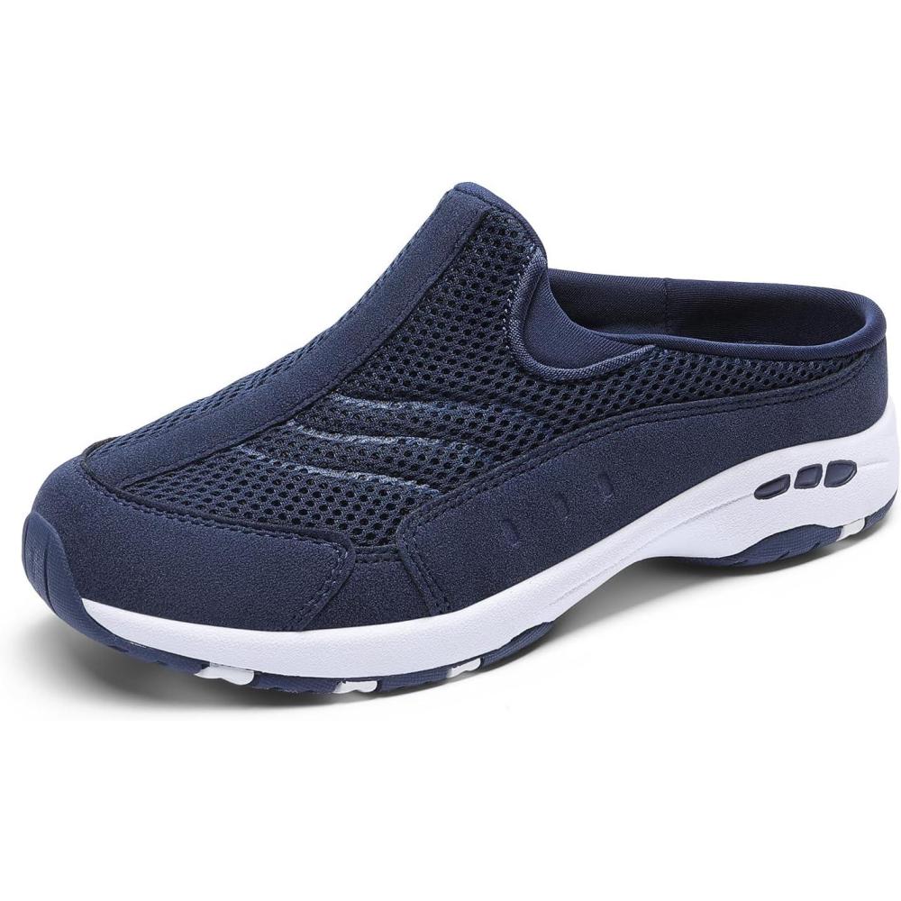 imageDREAM PAIRS Mules for Women Sneakers Slip on Shoes for Women Walking ShoesNavy