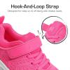 DREAM PAIRS Boys Girls Shoes Kids Tennis Footwear EZ-Ons GoGetters Running Athletic School Sneakers for Little/Big Kid(Hot Pink)