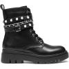 DREAM PAIRS Women’s Fashion Platform Combat Boots Lace Up Lug Sole Goth Ankle Booties Shoes(Black)