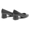 DREAM PAIRS Women’s Low Chunky Heels Square Toe Pumps Comfortable Slip On Dress Shoes Wedding Party Office Shoes(Black)