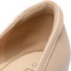DREAM PAIRS Women’s Low Wedge Dressy Flats, Comfortable Square Toe Rhinestone Wedding Shoes(Nude)