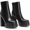 DREAM PAIRS Women’s Platform Gogo Ankle Boots High Chunky Heels Square Toe Comfort Party Dress Booties Shoes for Women(Black)