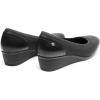 DREAM PAIRS Women’s Wedge Shoes Closed Toe Low Heel Pumps Comfotable Dress Shoes(Black-lycra)
