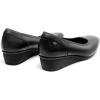 DREAM PAIRS Women’s Wedge Shoes Closed Toe Low Heel Pumps Comfotable Dress Shoes(Black-pu)