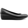 DREAM PAIRS Women’s Wedge Shoes Closed Toe Low Heel Pumps Comfotable Dress Shoes(Black-pu)
