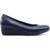 DREAM PAIRS Women’s Wedge Shoes Closed Toe Low Heel Pumps Comfotable Dress Shoes(Navy-pu)