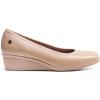 DREAM PAIRS Women’s Wedge Shoes Closed Toe Low Heel Pumps Comfotable Dress Shoes(Nude-pu)