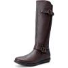 DREAM PAIRS Women’s Faux Fur-Lined Knee High Winter Boots Fall Tall Boots(Brown)