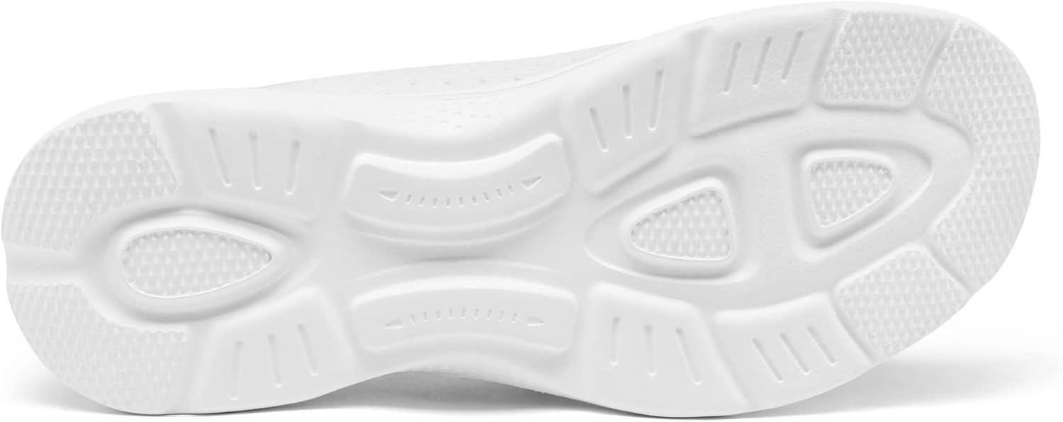 imageDREAM PAIRS Mules for Women Shoes Slip on Sneakers Knit Flats Lightweight Breathable Comfortable Walking ShoesWhite