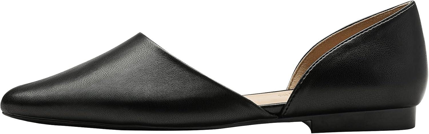 imageDREAM PAIRS Womens Elegant Dressy Flats Shoes Pointed Toe Casual Comfort Slip on Walking Flats for WomenBlack