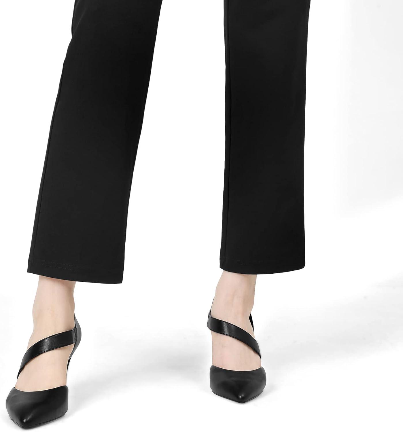 imageDREAM PAIRS Womens High Heels Pumps Dress Closed Pointed Toe Comfortable DOrsay Pumps Shoes for Work Office Wedding Dancing CharmaneBlackpu