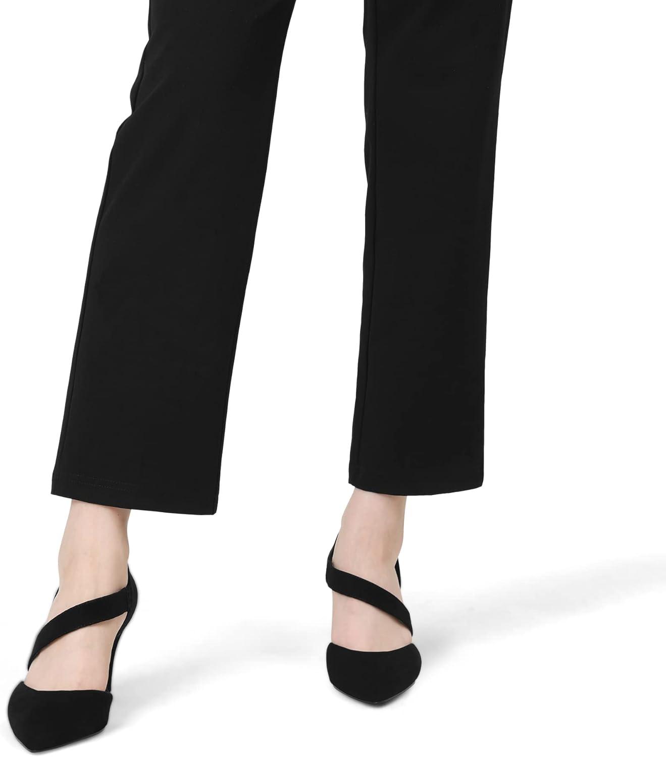 imageDREAM PAIRS Womens High Heels Pumps Dress Closed Pointed Toe Comfortable DOrsay Pumps Shoes for Work Office Wedding Dancing CharmaneBlacksuede