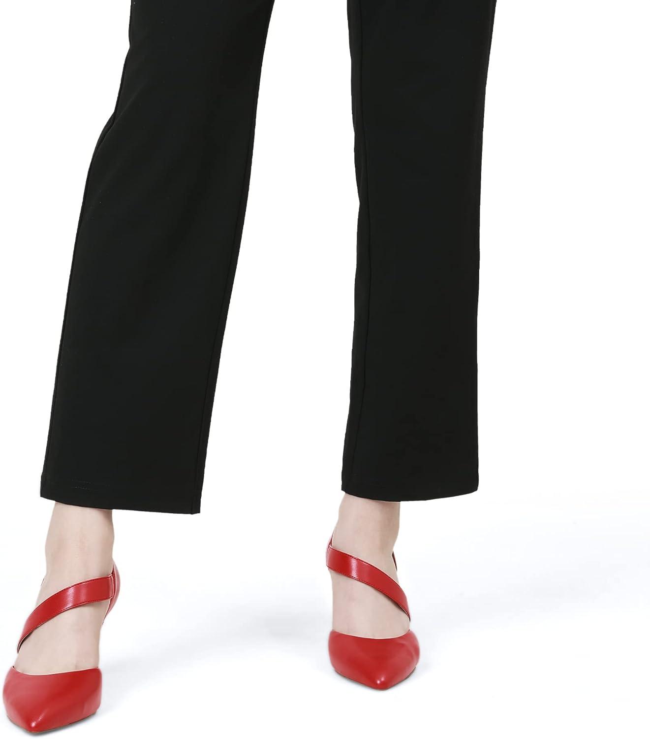 imageDREAM PAIRS Womens High Heels Pumps Dress Closed Pointed Toe Comfortable DOrsay Pumps Shoes for Work Office Wedding Dancing CharmaneRedpu