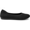 DREAM PAIRS Ballet Flats Shoes for Women, Foldable Knit Women’s Flats with Arch Support, Comfortable Shoes for Women Dressy Casual Work Office(Black)