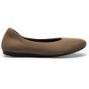 DREAM PAIRS Ballet Flats Shoes for Women, Foldable Knit Women’s Flats with Arch Support, Comfortable Shoes for Women Dressy Casual Work Office(Brown)