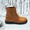 DREAM PAIRS Boys Girls Side Zipper Combat Ankle Boots(Toddler/Little Kid(Camel)
