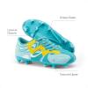DREAM PAIRS Boys Girls Soccer Cleats Youth Firm Groud Sport Football Cleats with Soccer Socks for Little/Big Kid/Toddler(Mint Green)