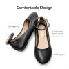 DREAM PAIRS Girls Dress Shoes Girl’s Ballerina Flat Ankle Strap Ballet Flats (Toddler/Little Kid/Big Kid)(Black)