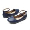 DREAM PAIRS Girls Dress Shoes Girl’s Ballerina Flat Ankle Strap Ballet Flats (Toddler/Little Kid/Big Kid)(Navy)